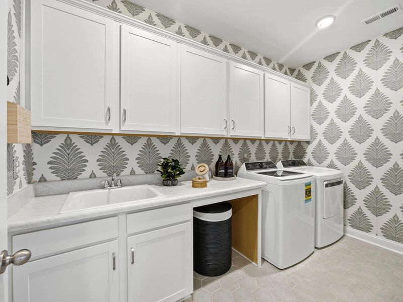 Furnished interior in a model home at Enclave at Belmont in Belmont (Image 16).