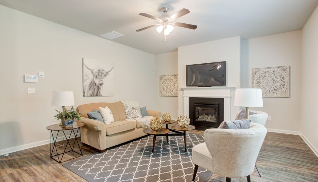 Furnished interior in a model home at Westbury in Griffin (Image 15).