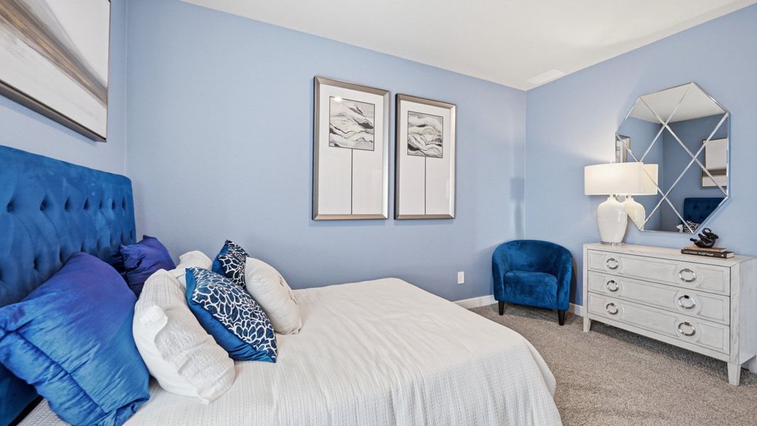 Furnished interior in a model home at Bluestem in Rhome (Image 51). Furnished interior in a model home at Bluestem in Rhome (Image 51).