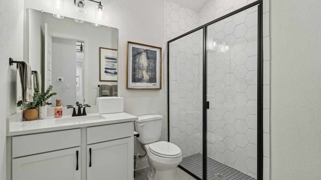 Furnished interior in a model home at The Crossvine in Schertz (Image 26). Furnished interior in a model home at The Crossvine in Schertz (Image 26).