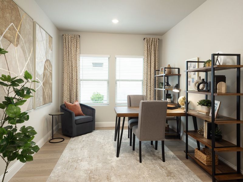 Furnished interior in a model home at Windmore in Princeton (Image 29). Furnished interior in a model home at Windmore in Princeton (Image 29).