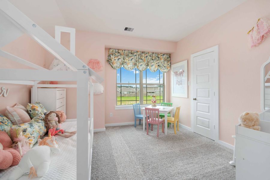 Furnished interior in a model home at Splendora Fields in Splendora (Image 26).