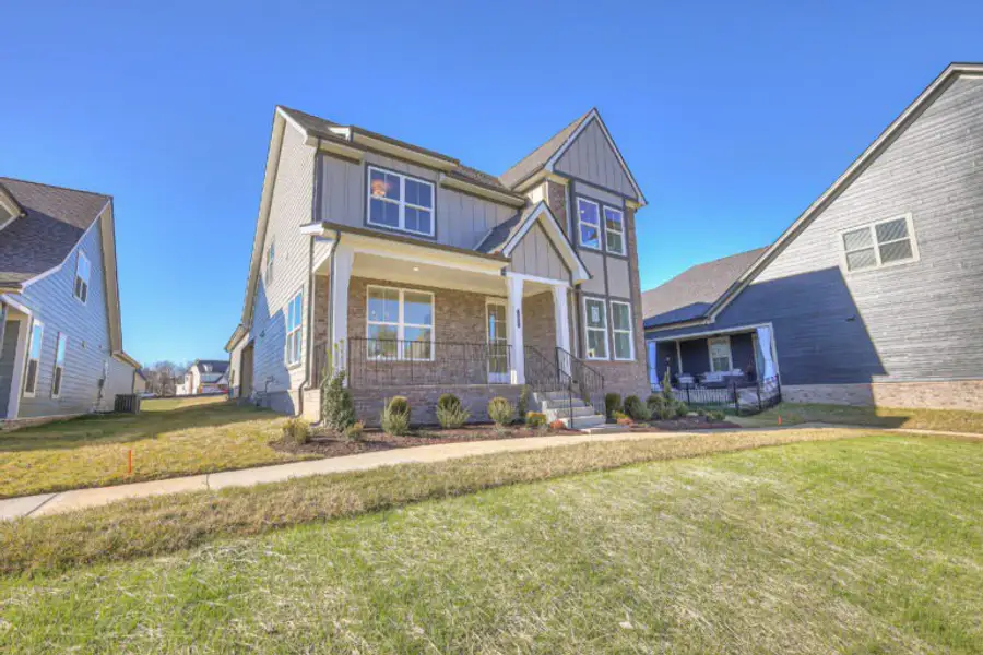 Front exterior of a home in the Laurel Park community, located in Hendersonville, TN (Image 2).