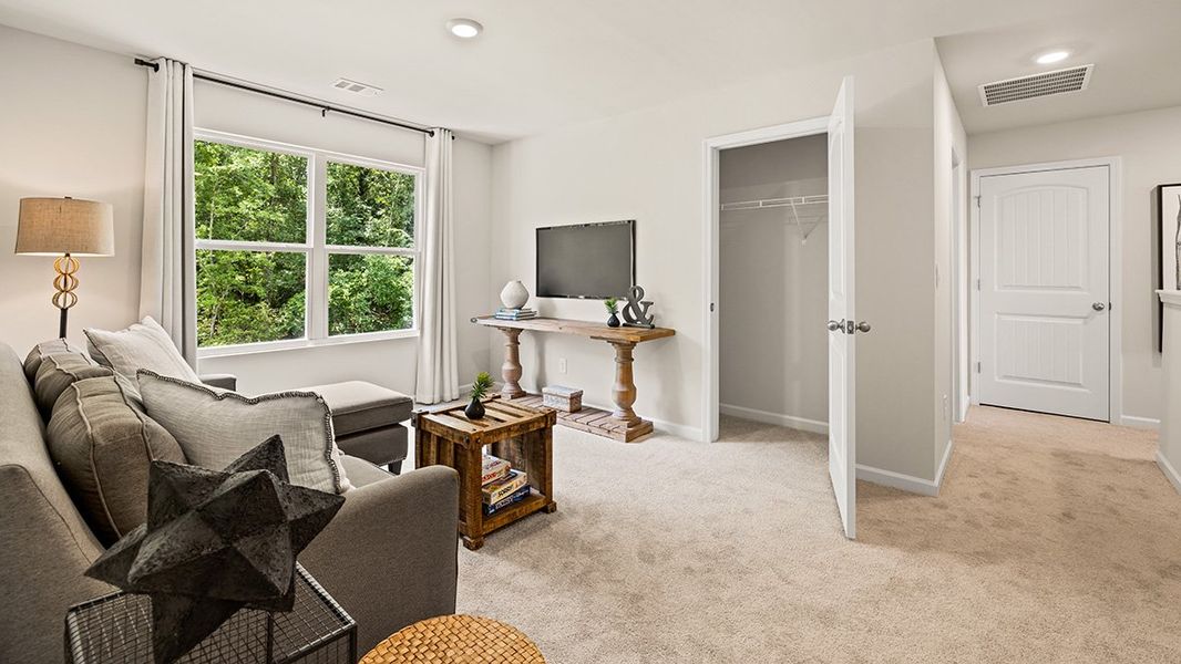 Furnished interior in a model home at Braselton Village in Braselton (Image 39).