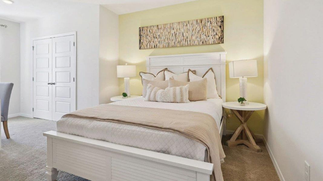 Furnished interior in a model home at Brentwood in Davenport (Image 29).