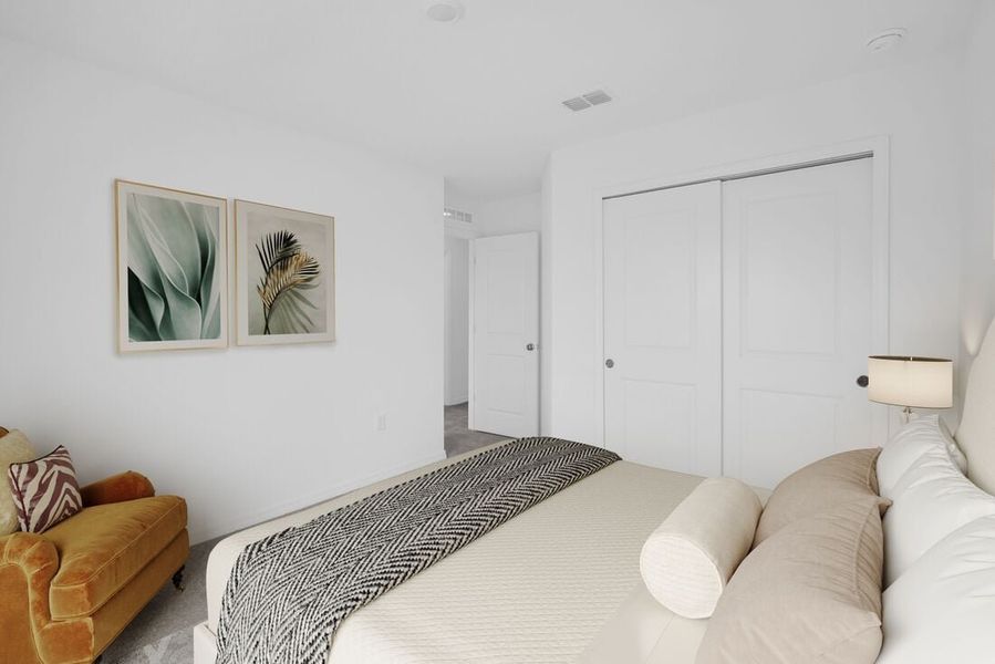 Furnished interior in a model home at Marion Creek in Haines City (Image 70).