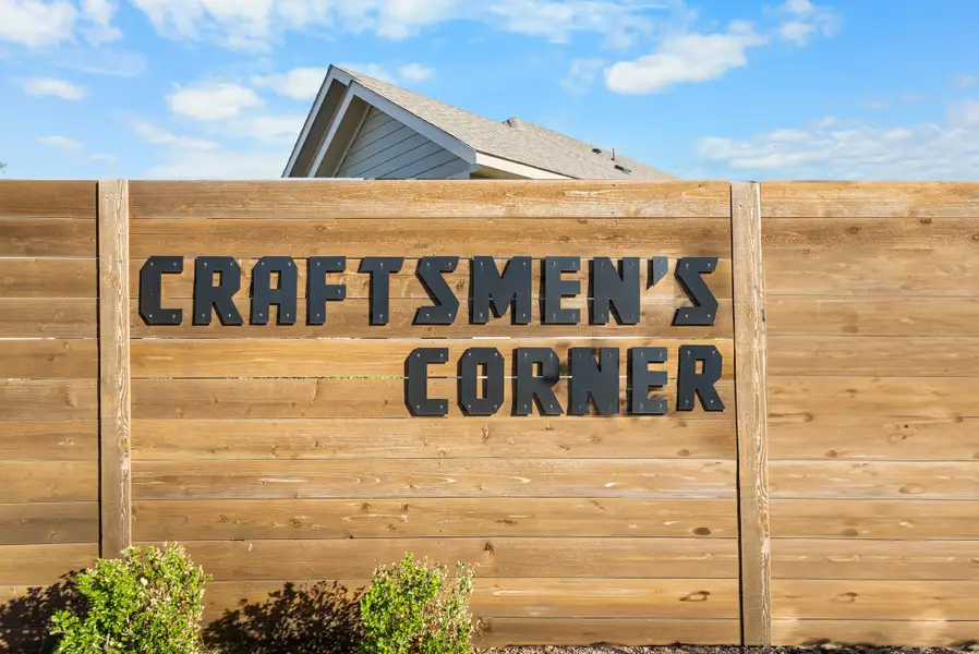 Entrance to the Craftsmen's Corner community in Cleburne, TX, featuring signage and landscaping (Image 1). Entrance to the Craftsmen's Corner community in Cleburne, TX, featuring signage and landscaping (Image 1).