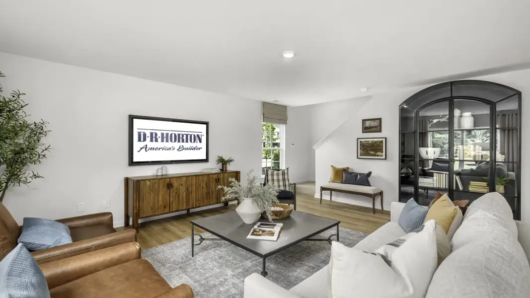 Furnished interior in a model home at Neal Place in Stokesdale (Image 10).