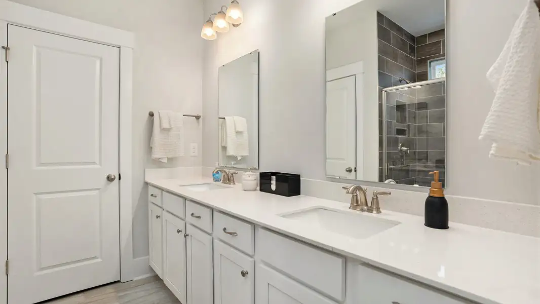 Furnished interior in a model home at Dorset Ridge in Irmo (Image 16). Furnished interior in a model home at Dorset Ridge in Irmo (Image 16).