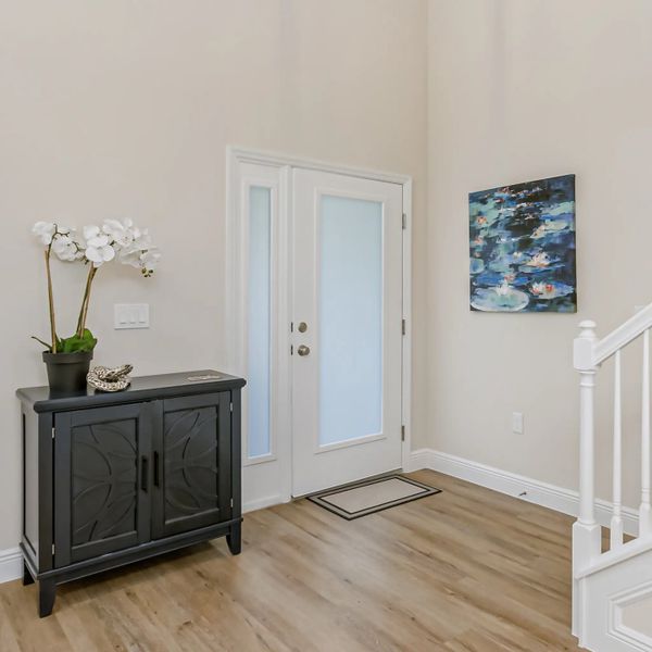 Furnished interior in a model home at Hidden Woods in Melbourne (Image 33).