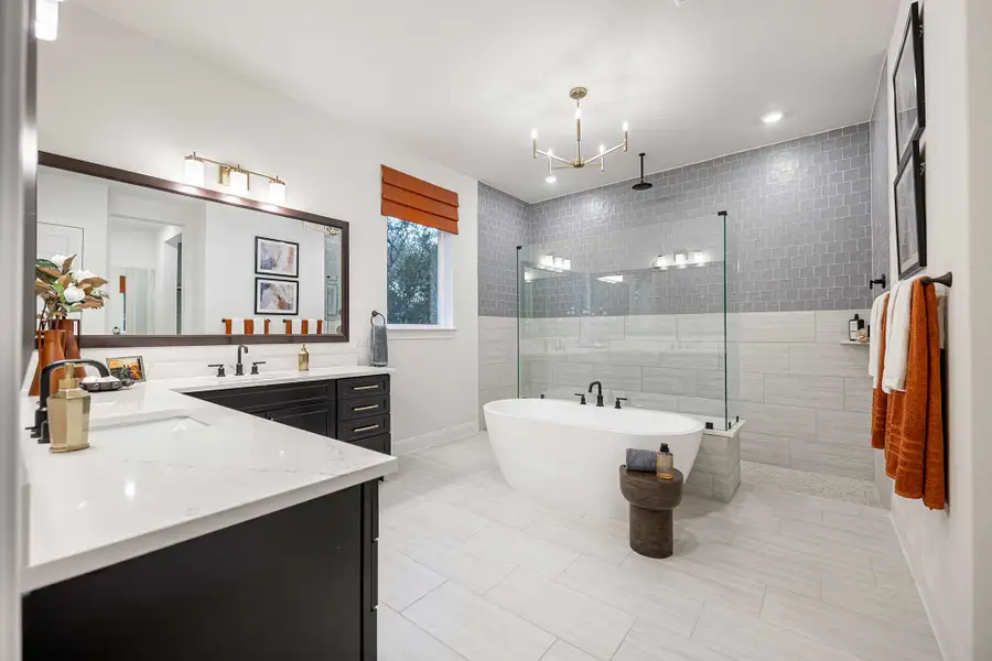 Furnished interior in a model home at Thornebrook in Bulverde (Image 3). Furnished interior in a model home at Thornebrook in Bulverde (Image 3).