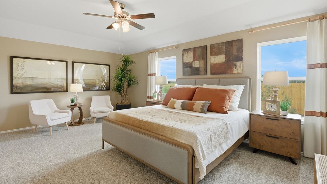 Furnished interior in a model home at Rancho San Gabriel in Georgetown (Image 22). Furnished interior in a model home at Rancho San Gabriel in Georgetown (Image 22).