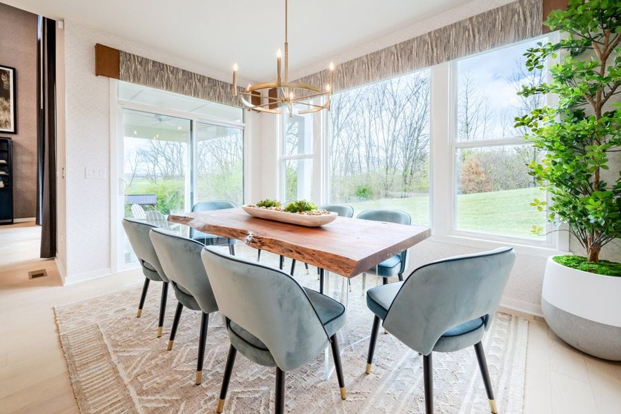 Furnished interior in a model home at Veranda Manor in Canton (Image 35).