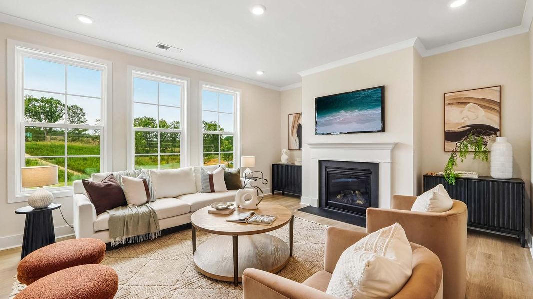Furnished interior in a model home at Avalon of Gastonia in Gastonia (Image 8).