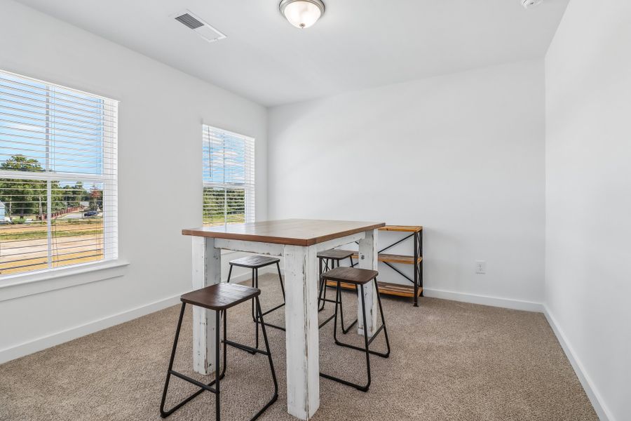 Furnished interior in a model home at Robins Estates in Warner Robins (Image 35). Furnished interior in a model home at Robins Estates in Warner Robins (Image 35).