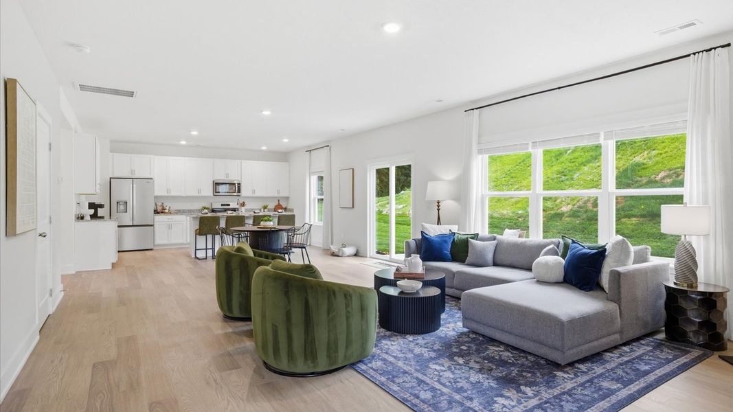 Furnished interior in a model home at Catlett Cove in Knoxville (Image 9).