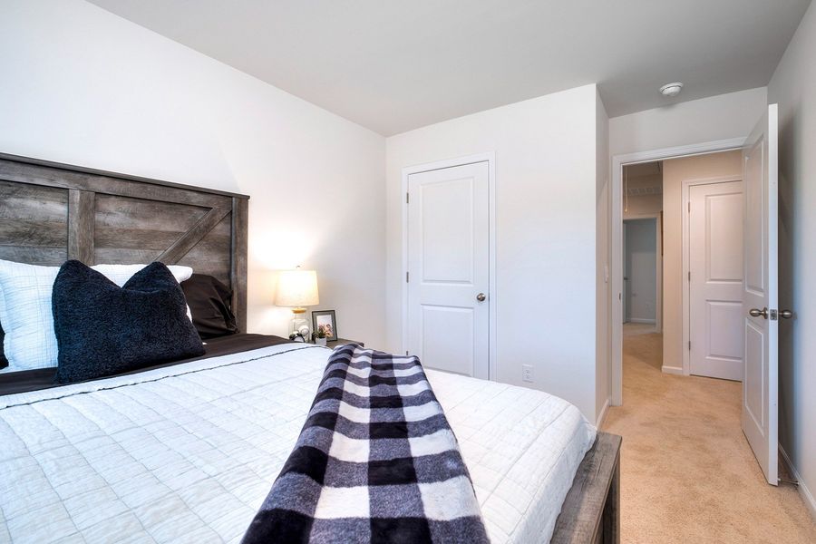 Furnished interior in a model home at Wall Street in Sumter (Image 24).