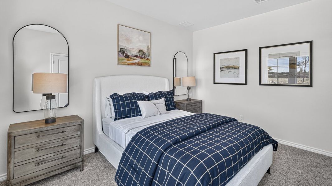 Furnished interior in a model home at Windchime in Celina (Image 29). Furnished interior in a model home at Windchime in Celina (Image 29).