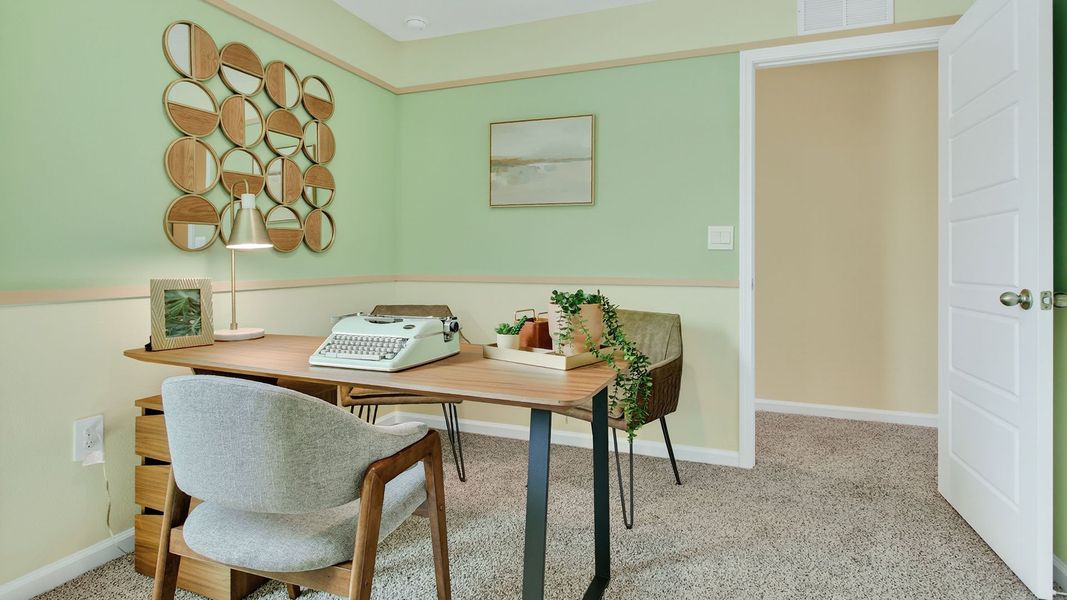 Furnished interior in a model home at Trout River in Jacksonville (Image 16).