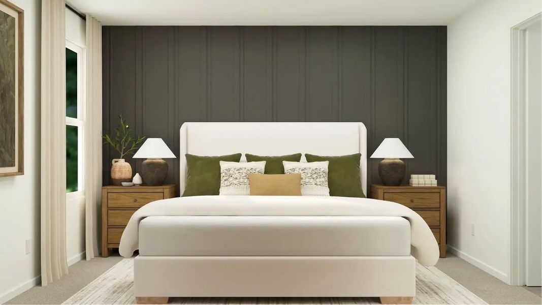 Furnished interior in a model home at Winfield Park: Belmar in Hutto (Image 4).
