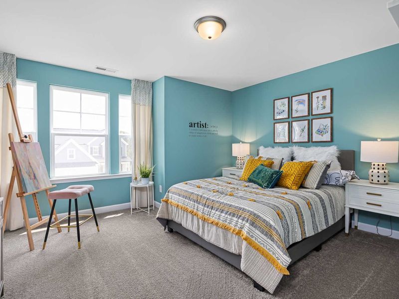 Furnished interior in a model home at Gregory Village in Lillington (Image 47). Furnished interior in a model home at Gregory Village in Lillington (Image 47).
