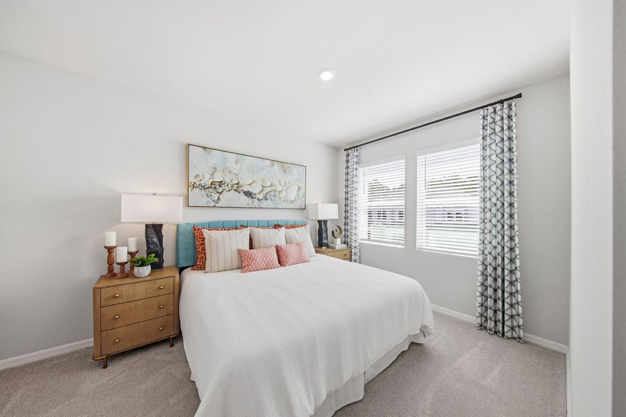 Furnished interior in a model home at Preserve at The Cays – The Driftwood Series in Daytona Beach (Image 7).