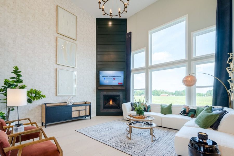 Furnished interior in a model home at Vista Hills in Louisville (Image 17). Furnished interior in a model home at Vista Hills in Louisville (Image 17).
