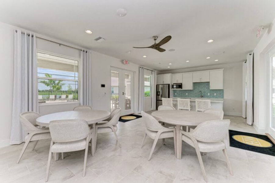 Furnished interior in a model home at The Laurels in Parrish (Image 53).