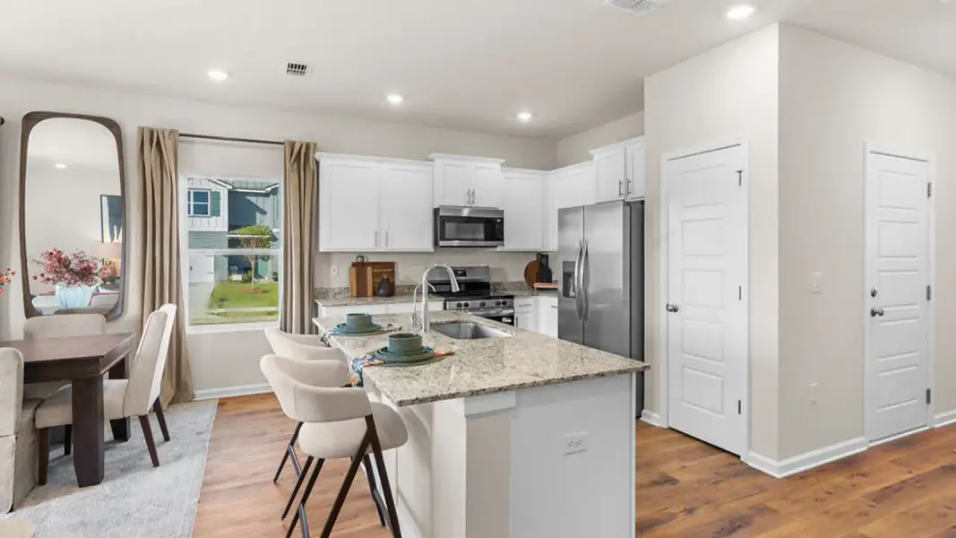Furnished interior in a model home at Abilene Acres in Tallahassee (Image 43).