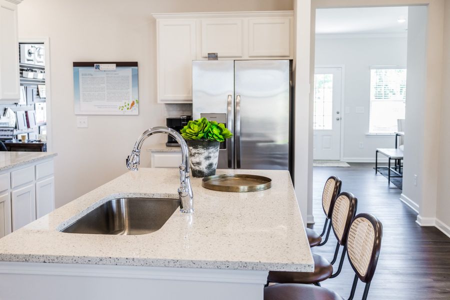 Furnished interior in a model home at The Retreat at Browns Ridge in Newnan (Image 7).