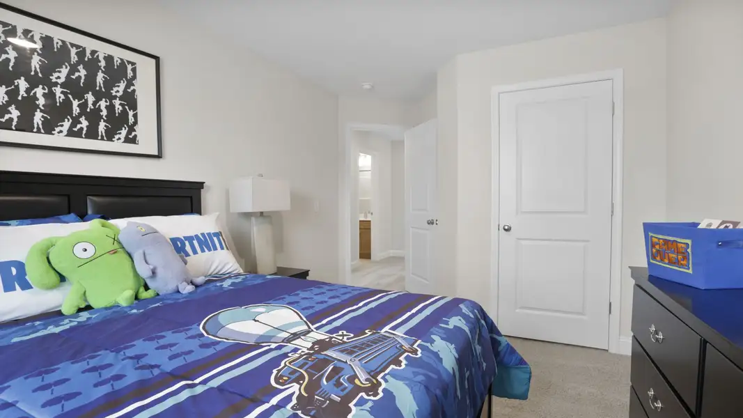 Furnished interior in a model home at Blue Ridge Trail in Fountain Inn (Image 20).