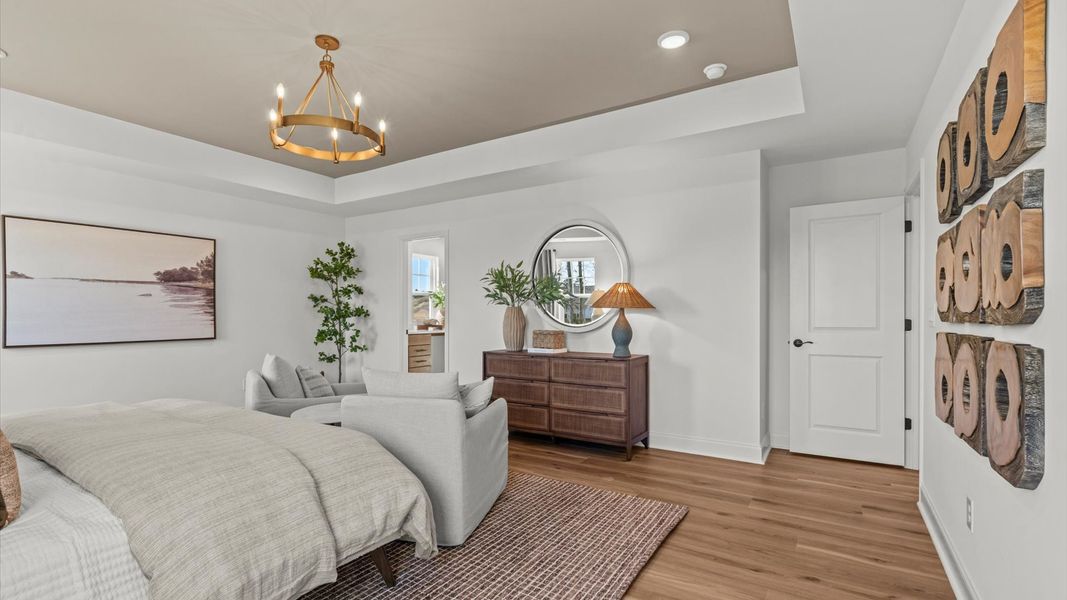 Furnished interior in a model home at Reserve at Crowthorne in Zebulon (Image 38). Furnished interior in a model home at Reserve at Crowthorne in Zebulon (Image 38).
