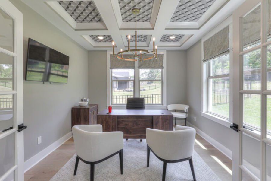 Furnished interior in a model home at Laurel Park in Hendersonville (Image 6).