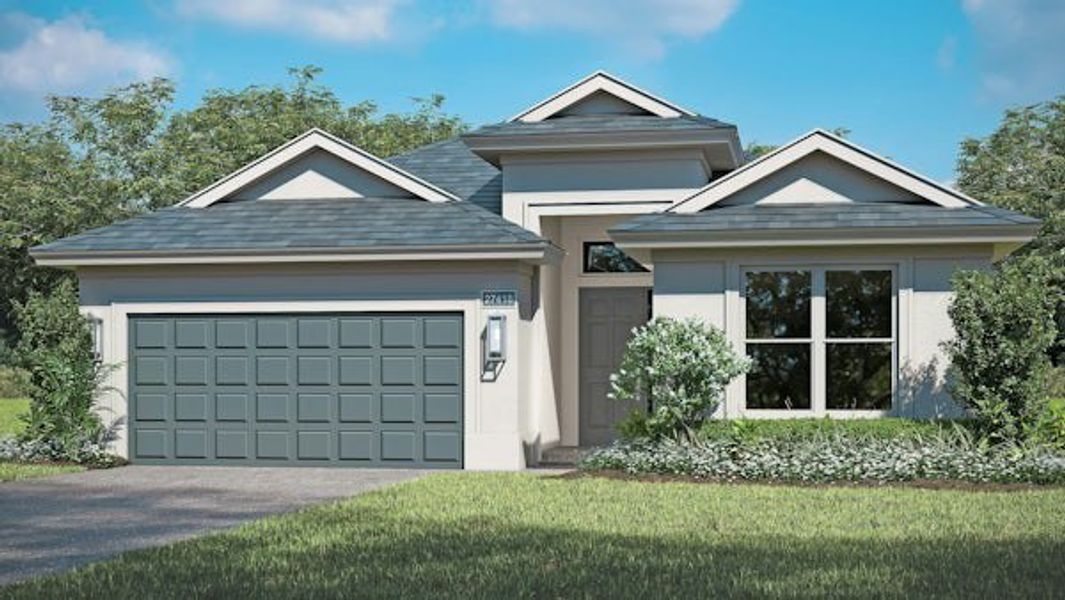Front exterior of a home in the Lake Park at Tradition community, located in Port St. Lucie, FL (Image 46).
