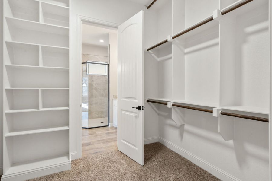 Furnished interior in a model home at Crown Valley in Weatherford (Image 14).