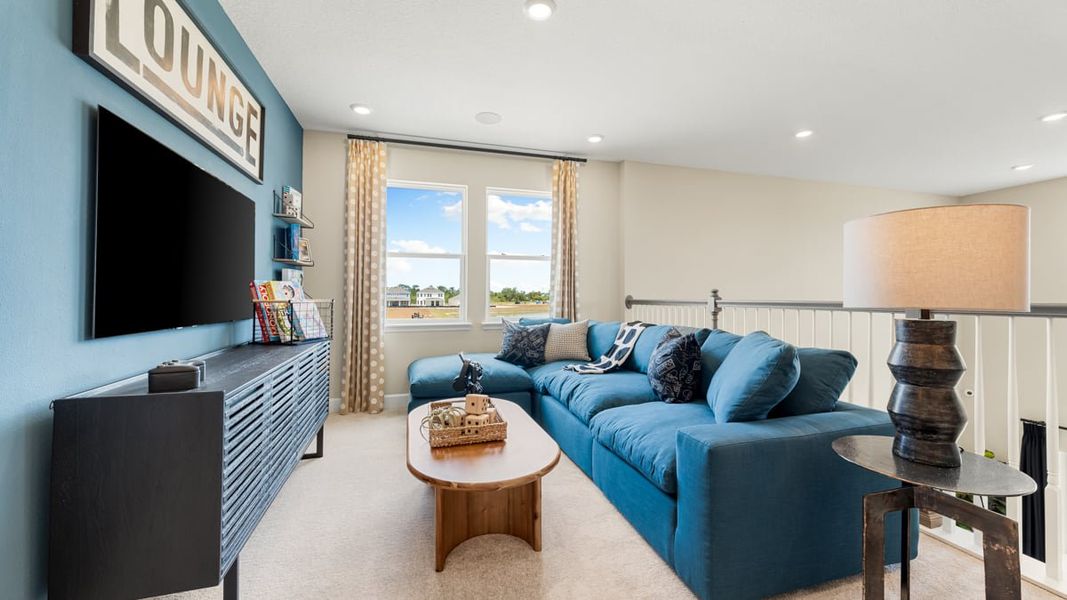Furnished interior in a model home at Indigo Creek in Apollo Beach (Image 15). Furnished interior in a model home at Indigo Creek in Apollo Beach (Image 15).