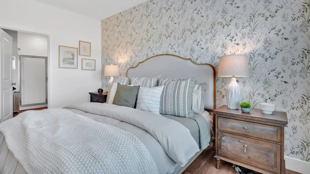 Furnished interior in a model home at Serenity Cove in Morristown (Image 16).