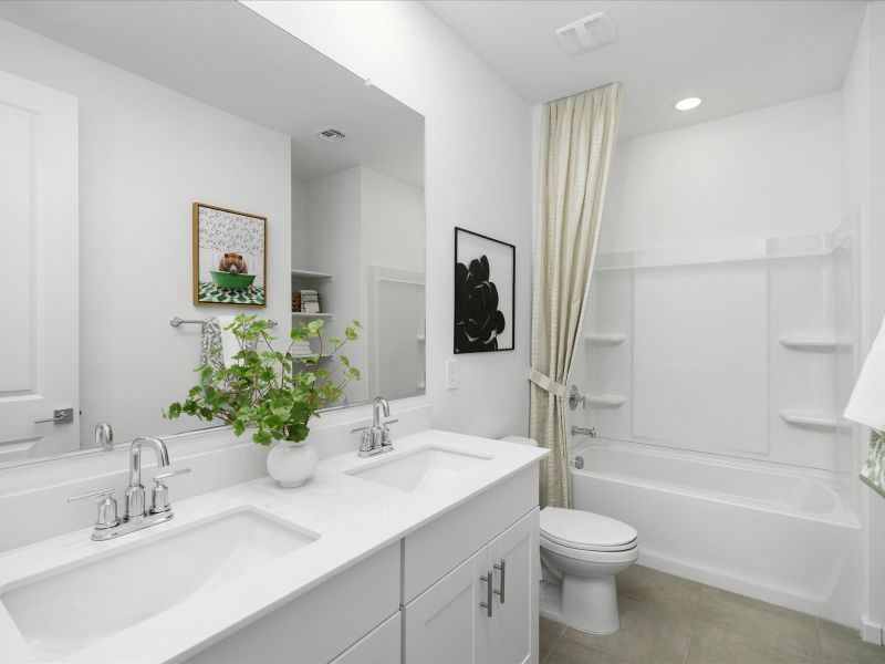 Bathroom in the Jubilee Floorplan at Silva Farms