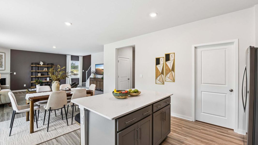 Furnished interior in a model home at Secrest Commons in Monroe (Image 8).