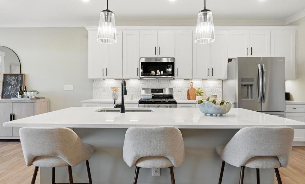 Furnished interior in a model home at Blythe Mill Townhomes in Waxhaw (Image 39). Furnished interior in a model home at Blythe Mill Townhomes in Waxhaw (Image 39).