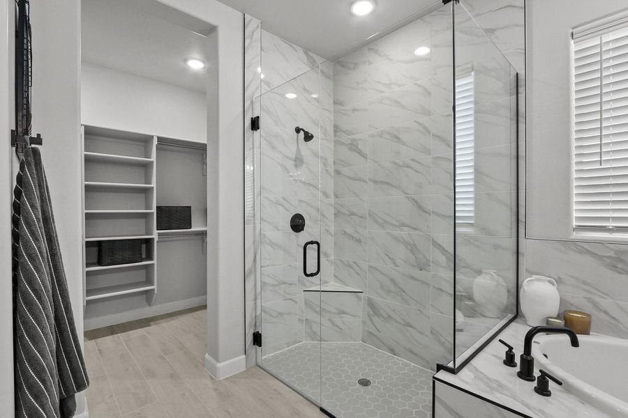 Furnished interior in a model home at Paseo Del Este in El Paso (Image 54).