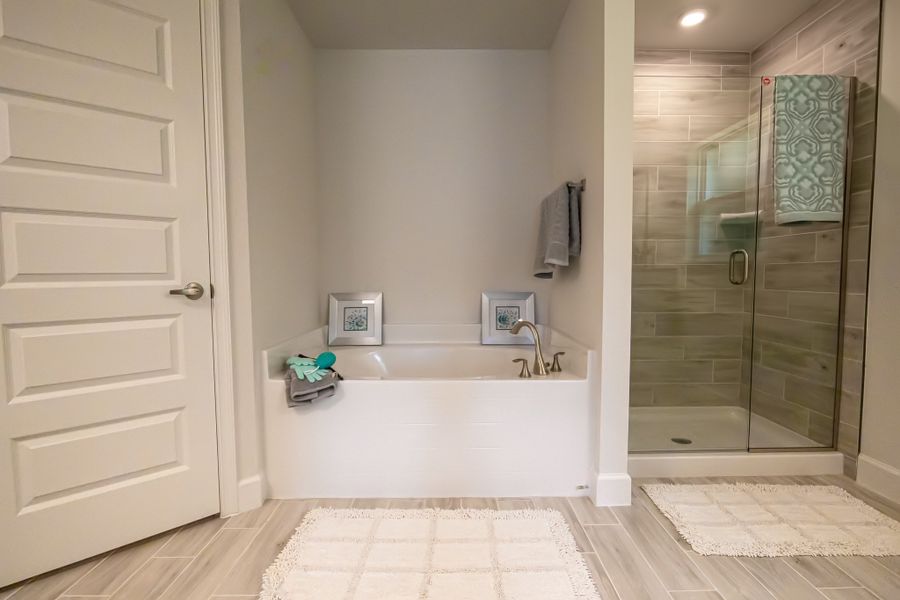 Furnished interior in a model home at North Port in North Port (Image 12).