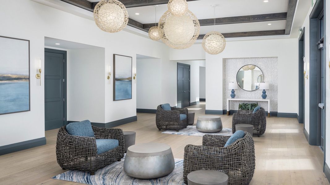 Furnished interior in a model home at Westlake in Loxahatchee (Image 7).