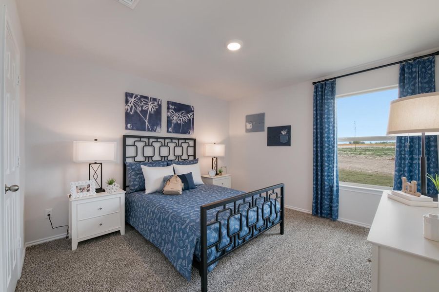 Furnished interior in a model home at Willow Glenn in Temple (Image 18).