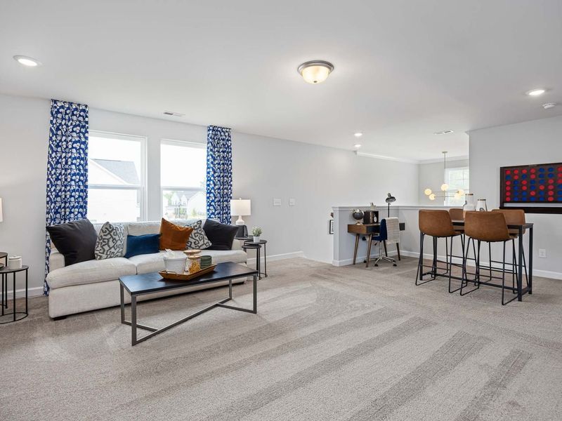 Furnished interior in a model home at Gregory Village in Lillington (Image 41). Furnished interior in a model home at Gregory Village in Lillington (Image 41).