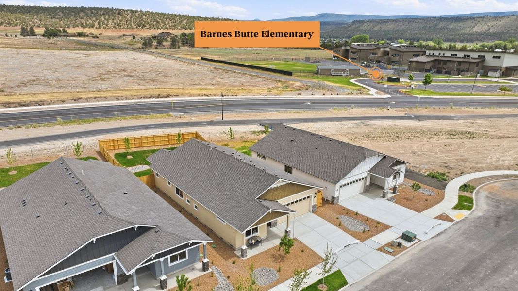 Aerial view of the IronHorse community in Prineville, OR, showing layout and nearby surroundings (Image 9).