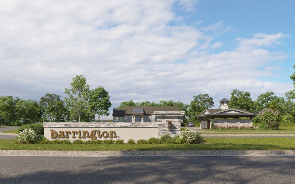 Image 3 of the Barrington Townhomes community in Zebulon, NC.