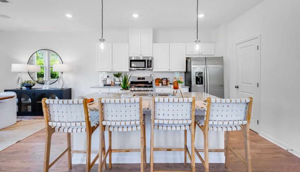 Furnished interior in a model home at Heritage River in Euharlee (Image 7).