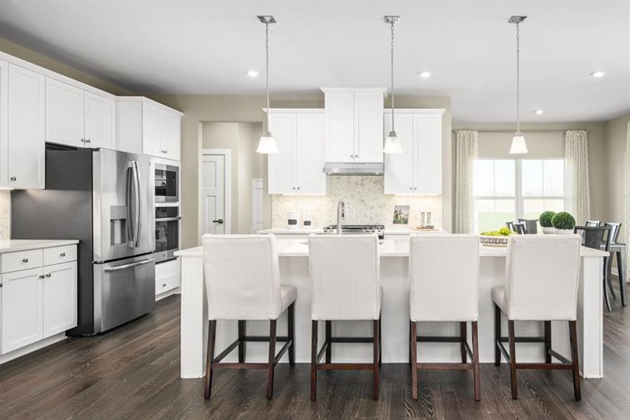 Furnished interior in a model home at Southern Hills in McDonough (Image 5).