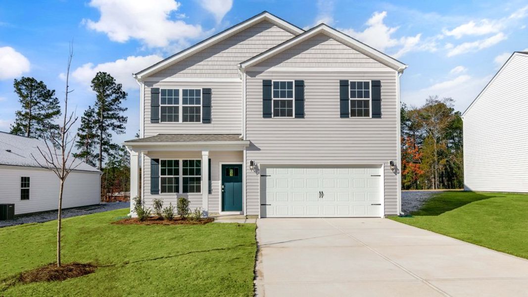 Front exterior of a home in the Southbury community, located in Carthage, NC (Image 8).